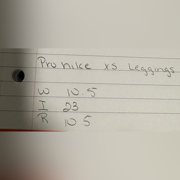 Nike Black Leggings with Red Waistband XS Woman’s High‎ Waisted - Picture 6 of 6